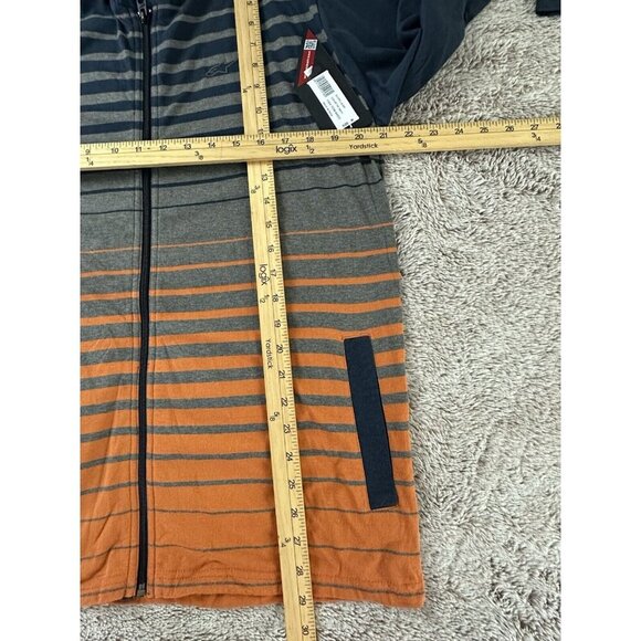 Alpinestars Zip Up Hoodie Long Sleeve Navy Size M New - Picture 7 of 7